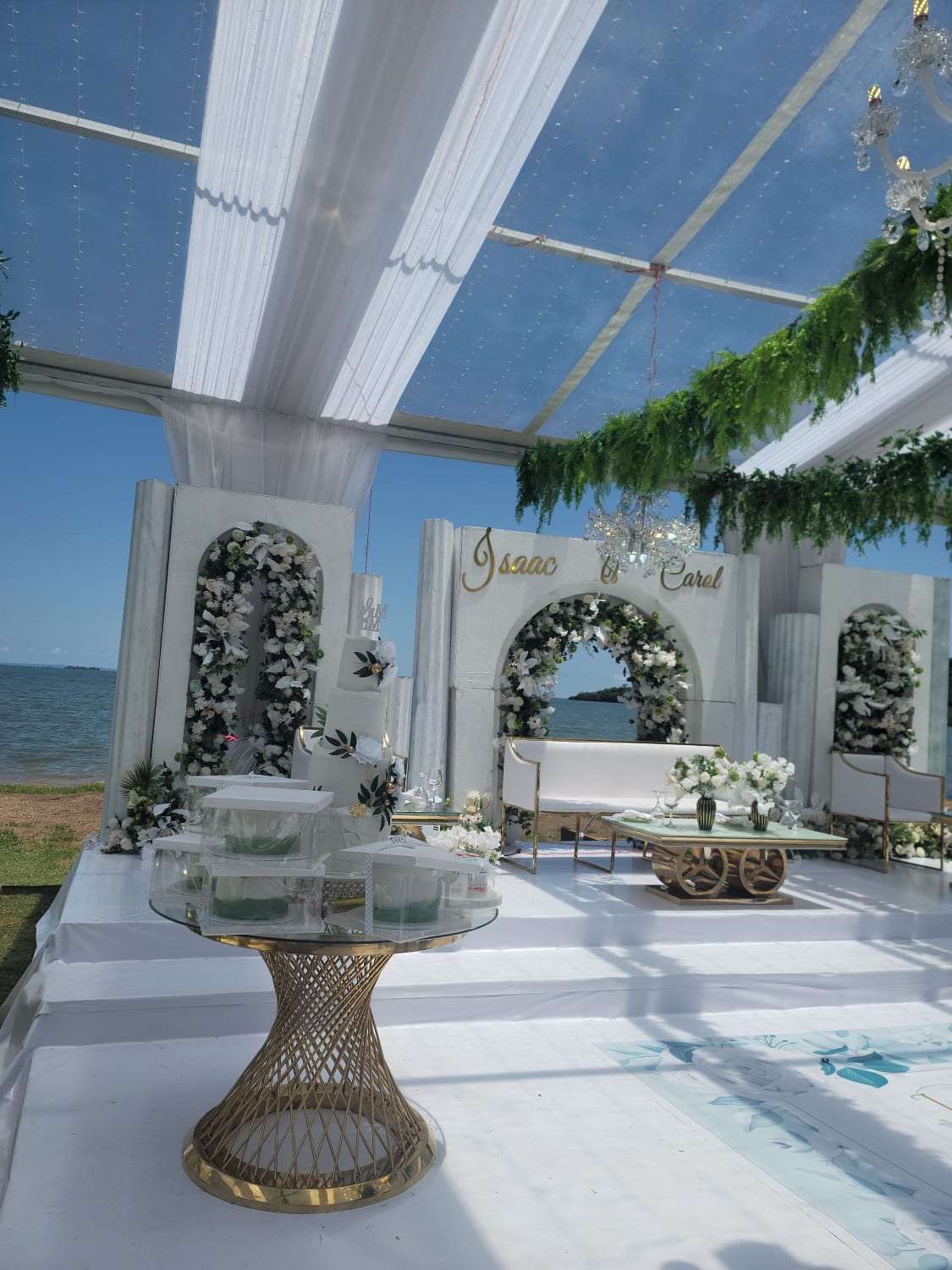 Ceremony backdrop